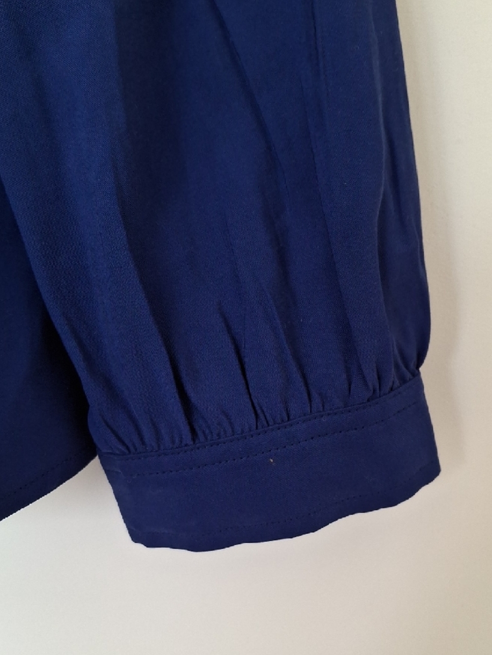 Deep Blue Buttoned Open Jacket - Picture 7 of 7